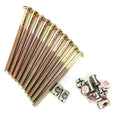 10 Pack M6 X 100mm Barrel Bolt Nuts, Barrel Nuts and Bolts - size: 100mm