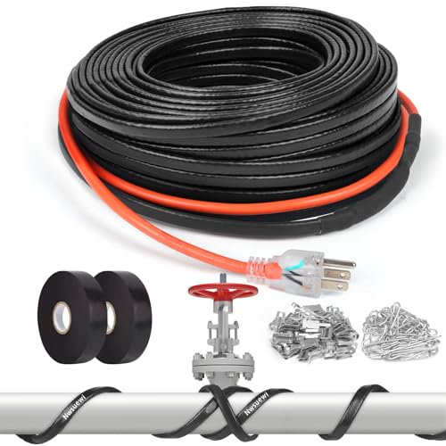 80FT Pipe Heat Tape, -40°F Freeze protection,Heat Tape for Water Pipes - style: 80FT