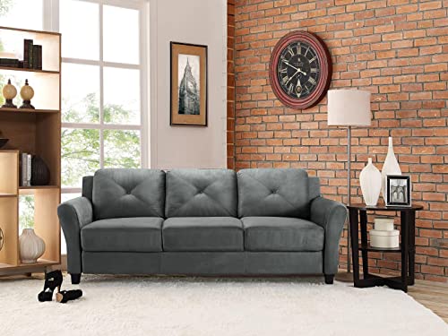 Michanco 3 Inch Black Sofa Legs Set of 4 Square Tapared Wood Furniture Feet for Couch Sofa Ottoman - size: 3 Inch Black