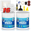 DIYSELF 16-Piece Drywall Repair Kit, Spackle Wall Repair with Mesh Patches - size: 16 Pack