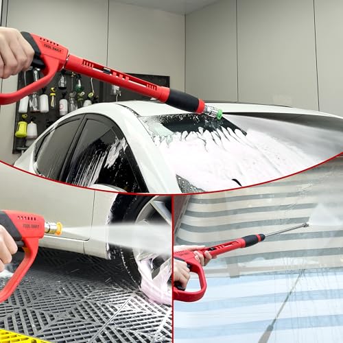 Tool Daily Pressure Washer Gun with 3/8" Swivel Quick Connector, 5000 PSI - size: 40inch-3/8" QC