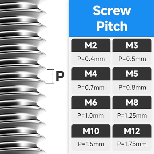 159 Pieces M6 Screw, Button Head Socket Cap Metric Screws Assortment Kit, 304 Stainless Steel Bolts and Washers/Nuts/Hex Wrenches M6*8/12/16/20/25/30/35mm - size: 159Pcs M6