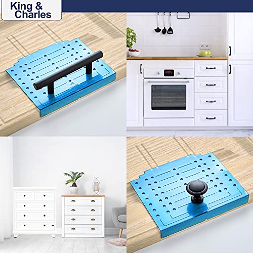 King&Charles Cabinet Hardware Template&Center Punch for Handles Knobs Pulls - size: Classic Align Sizes