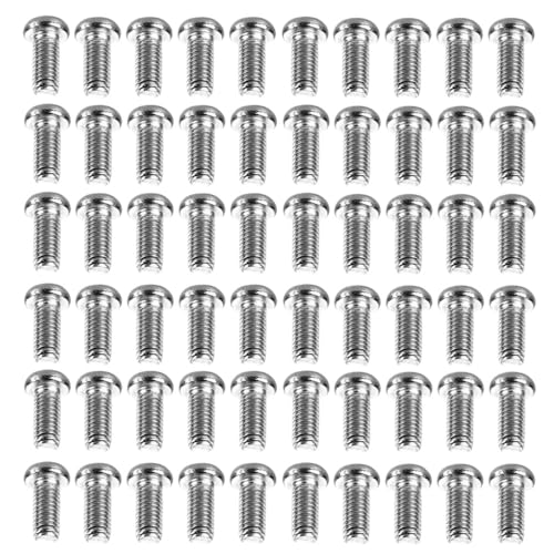60 PCS Stainless Steel VESA TV LCD Monitor Mounting Phillips Head Screws M4 x 8mm - size: M4x8 - Silver 60pcs