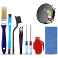 Robot Vacuum Cleaning Kit, Cleaning Tool with Brush, Cloth, Hair Cutter
