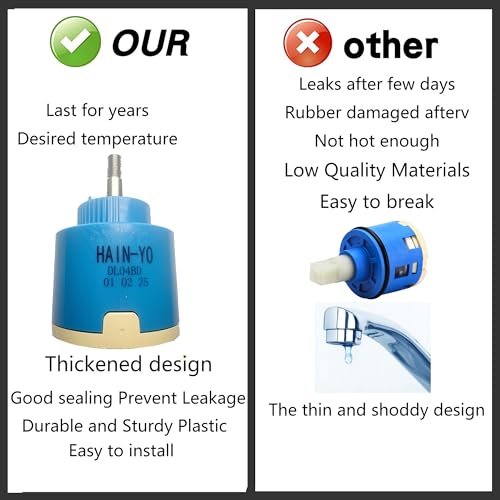 Hain Yo DL04BD 40mm Joystick Single Lever Faucet Cartridge,Faucet Kit - style: DL04BD 40mm