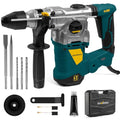 Enventor Rotary Hammer Drill with Safety Clutch, 13 A, 1-1/4 Inch SDS-Plus