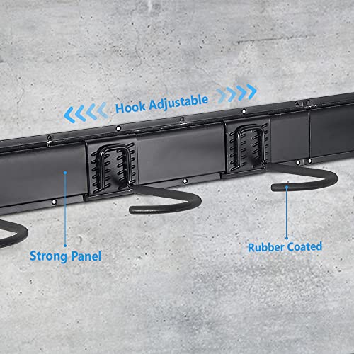 Ultrawall Stainless Steel Bike Storage Rack, Wall Mount 6 Bike Hanger - size: 6 bike