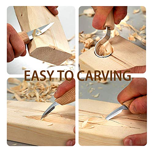 ABuff 10 Pack Basswood Carving Blocks 4 X 2 X 2 Inch Whittling Wood Blocks Kit, Unfinished Wood Blocks for Beginner or Expert Carvers DIY Wood Carving Crafts
