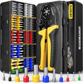 Hex Ferrule Crimping Tool Kit AWG 24-4 Wire Ferrules 11 Sizes