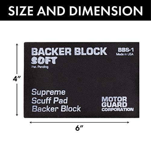 Motor Guard BBS-1 Scuff Pad Sanding Block - style: Soft Backer Block