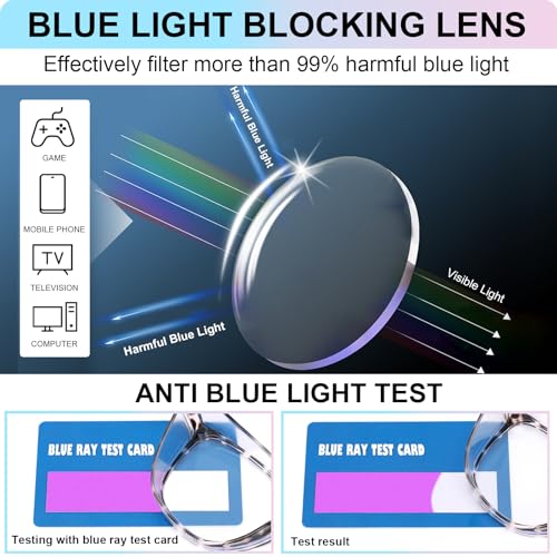 OXG 3 Pack Stylish Safety Glasses, ANSI Z87+ Anti Fog Safety Goggles Blue Light Blocking Protective Eyewear for Nurses - color: Leopard+rianbow+pink