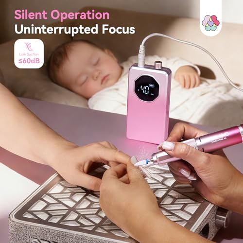 SAVILAND Fast Removal Nail Drill 40000RPM Electric Nail Machine for Acylic - color: Pink