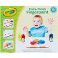 Crayola Mess Free Finger Painting Station – Washable Finger Paint for Toddlers, Spring Arts & Crafts Set, Sensory Activity, Travel Toy, Ages 1+ - size: 1 Count (Pack of 1), style: Fingerpaints