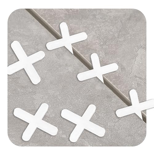 500 PCS 1/8 Inch Tile Spacers, High Quality Plastic Cross Leveling System, Accurate Floor & Wall Ceramic Tile Alignment Tools for DIY and Professional Installation, Consistent Gap Width - size: 1/8 Inch