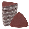 120 Pcs Triangle Sanding Pads, 150 Grits Detail Sander Sandpaper Hook and Loop Sanding Sheet,3-1/8"(80mm) Triangular Sandpaper for 3-1/8" Oscillating Multi Tool, No Holes - size: 150 Grit, style: No Hole