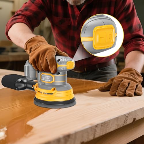 Cordless Orbital Sander Compatible For Dewalt 20V 60V With Dust Collector - style: SANER 20V 60V