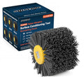 Shinboc 4.7x4 Inch Surface Conditioning Tool, 240 Grit Nylon Drawing Wheel - style: 240 Grit