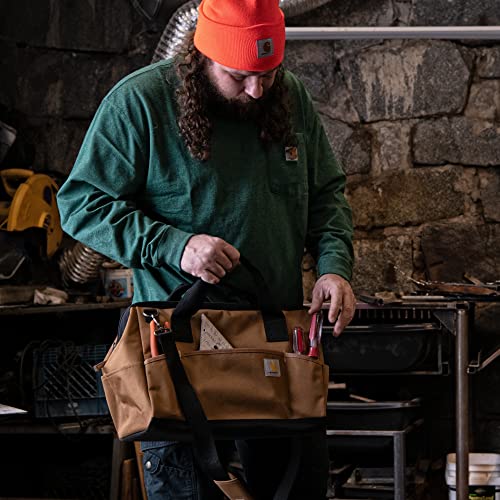 Carhartt 16-Inch 17 Pocket Midweight Tool Bag Carhartt Brown - size: 16-Inch 17 Pocket