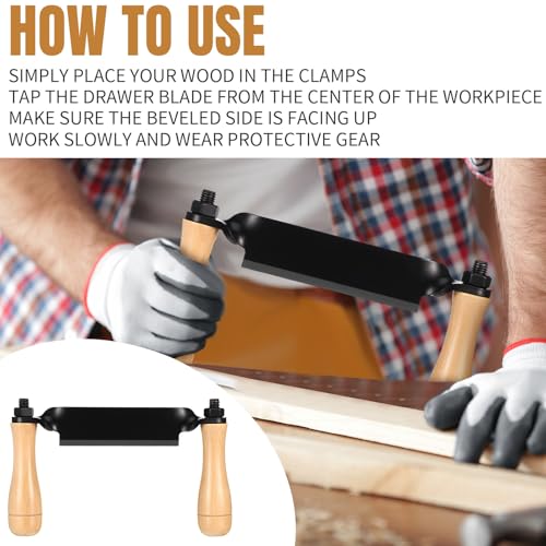 3 Pcs Straight Draw Shave Knife Set 5" 8" 10" Woodworking Debarking Hand Tool Wood Razor Shaving Wood Barking Tool for Men Tree Bending Broach Peeling Whittling Shaping Detailing Stripping - style: Straight