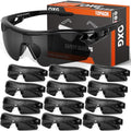 OXG Work Safety Glasses for Men Women, ANSI Z87.1 UV Protection - color: 12p-grey