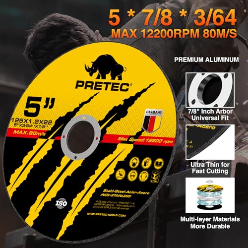 55 Pack Cut Off Wheels 5 Inch, Metal Cutting Wheel for Angle Grinder - size: 5 INCH