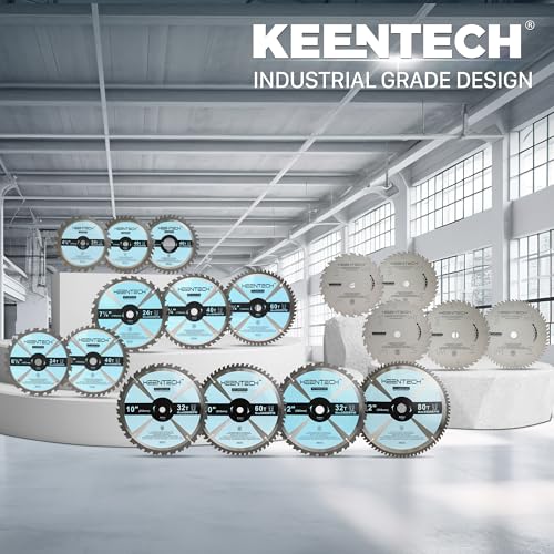 KEENTECH 4-1/2" Circular Saw Blade 24T+40T, 4-Pack, Fast Cut & Fine Finish - size: 24T/40T