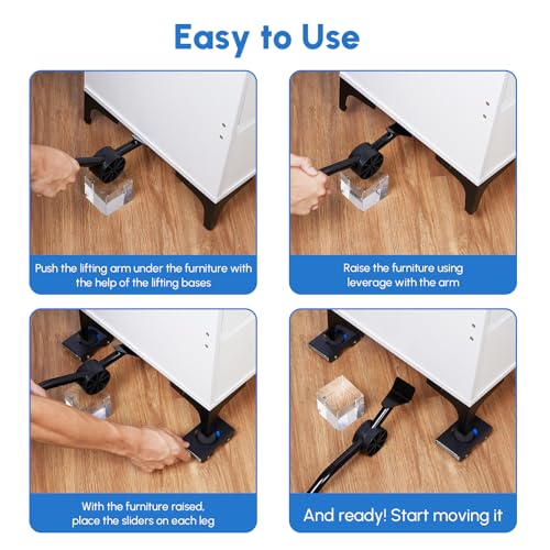 Furniture Sliders Appliance Rollers Furniture Mover with Wheels - size: 700LBS