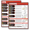 ComplyRight CPR & Choking Poster Bundle,18” x 24”, OSHA Safety Signs for Workplace - color: Lifesaving CPR & Choking Poster Bundle