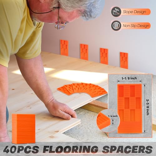Saker Laminate Flooring Tools, 65-Piece Wood Flooring Installation Kit