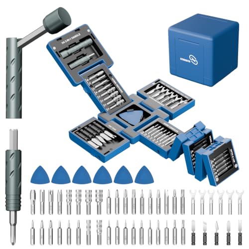 STREBITO 55 in 1 Magnetic Screwdriver Set, Cube Tool Kit