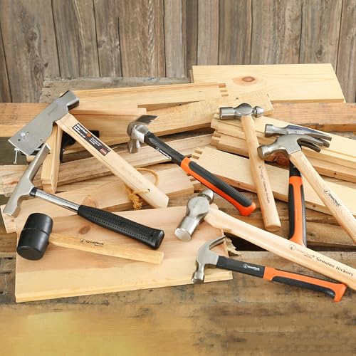 GreatNeck 32 Oz. Rubber Mallet with Hardwood Handle Won't Mar or Scratch - size: 32 oz