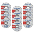 Dremel EZ456B 1-1/2" EZ Lock Rotary Tool Cutting Wheels - 12 Pieces
