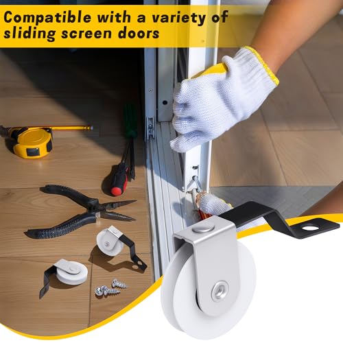 8 Pcs Spring Tension Screen Door Roller Fit for B638, B687 and B639 - color: 8 Pcs