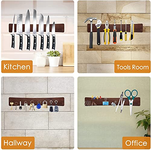 HOSHANHO Magnetic Knife Strips, Magnetic Knife Holder for Wall 16 Inch - size: 16 Inch