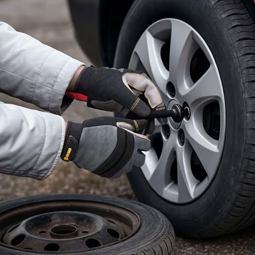 KAYGO Insulated Mechanic Work Gloves, Winter Thermal, KG127W - color: Gray(thermal), size: X-Large