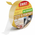 SWRT Double Sided Fabric Tape 0.75" x 66FT – Heavy Duty - color: Yellow, size: Fabric Tape 0.75" x 66FT