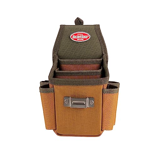 Bucket Boss - Utility Plus Pouch with FlapFit, Pouches - Original Series (54175), Brown - size: (Pack of 1)