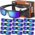 OXG Safety Glasses Protective Eyewear Men Women, ANSI Z87.1 Work Glasses Scratch Impact Resistant for Industrial Shooting - color: Multicolor-12