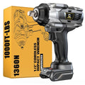 Cerycose Cordless Impact Wrench 1000FT-LBS Compatible with Dewalt Battery, 1/2 inch Brushless Electric 1360N.m Impact Gun Includes LED Work Light, High Torque Impact Driver, Bare Tool Only - size: 1/2inch, style: Fit for DeWalt(1000FT-lbs)