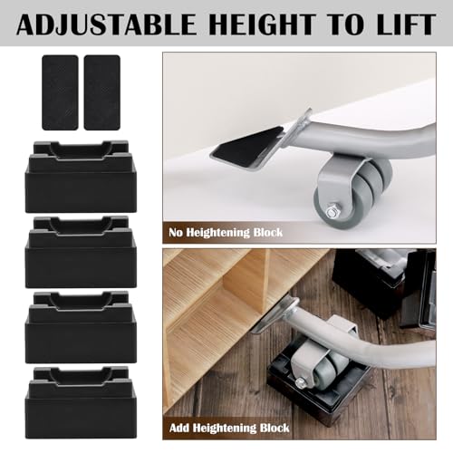 22" Furniture Lifter Tool, Appliance Metal Lifter for Heavy Furniture Grey - size: Grey-22 IN