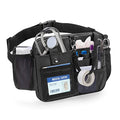 Damero Nurse Fanny Pack with Multi-Compartment and Tape Holder, Black - color: Black
