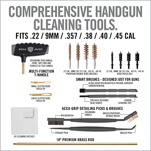 Real Avid Master Cleaning Station - Universal Gun Cleaning Kit, Choose Between Handgun or Universal Gun Cleaning Station - style: Handgun