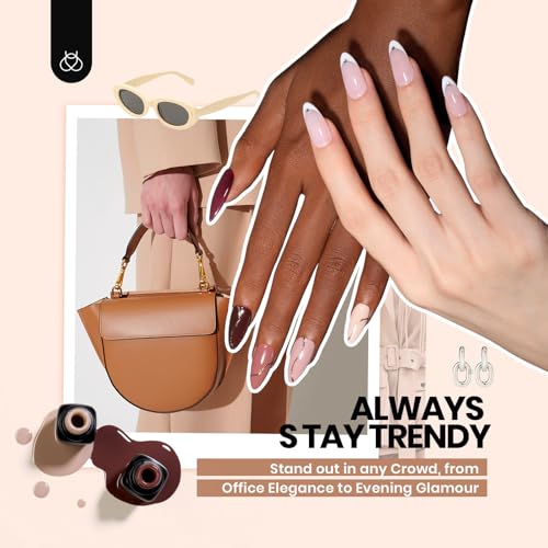 Beetles Gel Nail Kit with U V Light - 75PCS 45 Colors Gel Nail Polish Set - color: Chic Outfits - 45 Colors (75 Pcs)