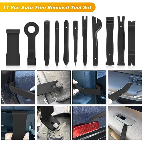 GOOACC 19Pcs Trim Removal Tool Set with Storage Bag - color: Black