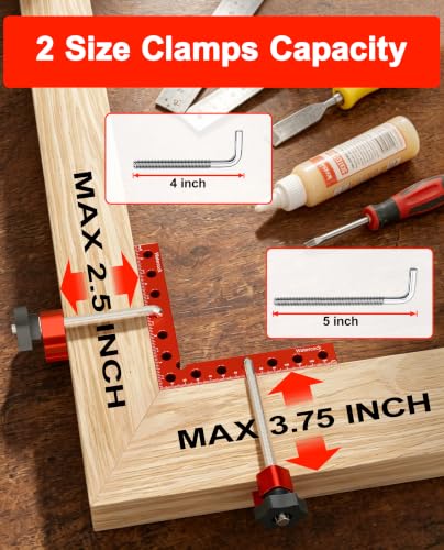 12 Pack Corner Clamps for Woodworking, 90 Degree Clamping Squares - size: 12PCS