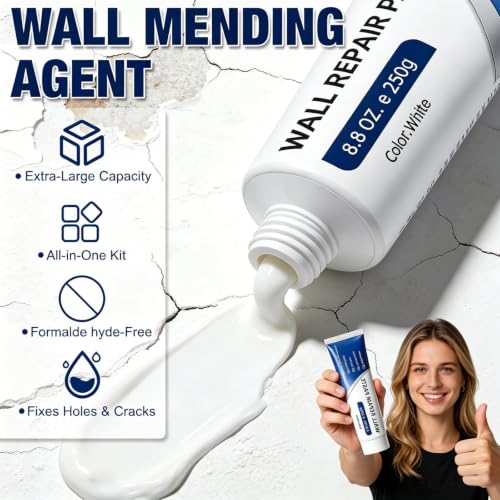 2PCS Drywall Repair Kit, Multi-Functional Quick-Drying Wall Mending Agent