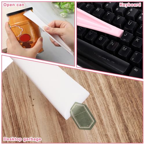 4 PCS Plastic Label Scraper Tool, Multipurpose Kitchen Scraper Cleaner Tool, Hard Plastic Cleaning Label Remover Tools, 4 Colors