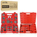 GOOACC 8PCS Drum Brake Tool Kit & 22PCS Disc Brake Caliper Compression Tool - color: 8pc+22pc Brake Tool Red