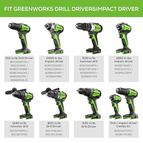 Greenworks 70 Piece Impact Rated Driving Set - size: Tool Only(70-Piece Accessories)
